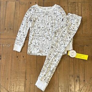 Caden lane color me dinosaur bamboo pajamas nwt